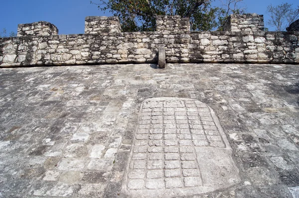 Wall in Coba — Stock Photo, Image