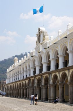 Facade of Grand palace clipart