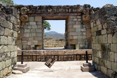 Temple in Copan clipart