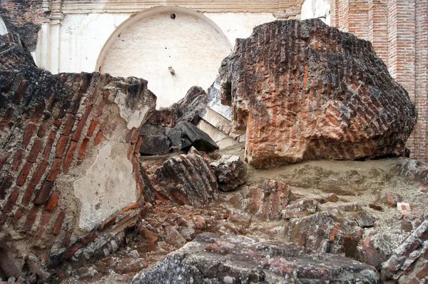 Ruiny Kościoła Cegła — Zdjęcie stockowe
