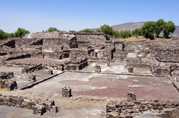 Ruinas en Teothuacan — Foto de Stock