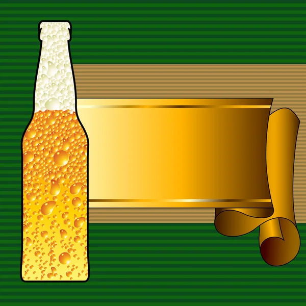 Bier achtergrond — Stockvector
