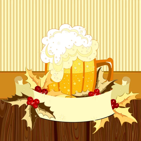 Pivní pozadí — Stockový vektor
