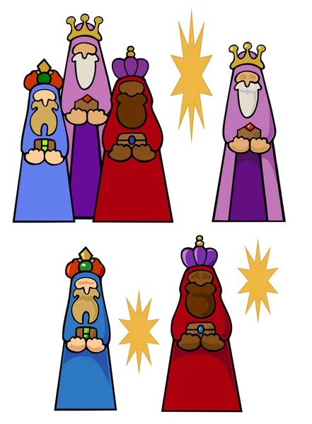 Tres Reyes Magos — Archivo Imágenes Vectoriales