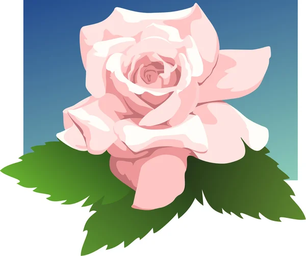 "Καθαρή ευδαιμονία "τριαντάφυλλο — Διανυσματικό Αρχείο