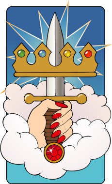 Ace of Swords clipart