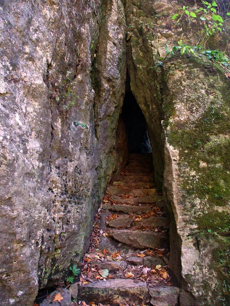 Maquoketa grottor state park - iowa — Stockfoto