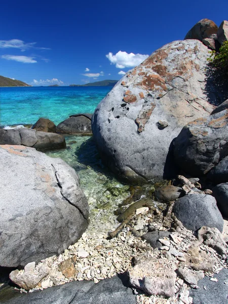 Coastline in British Virgin Islands. — Stock Photo, Image