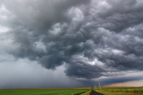 Severe Thunderstorm in Illinois — Stock Photo, Image