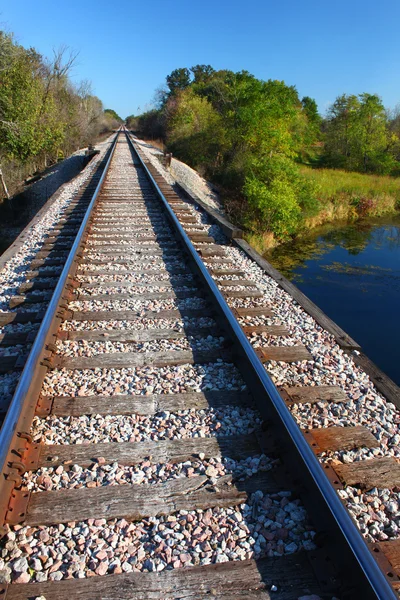 Tracce ferroviarie - Illinois — Foto Stock