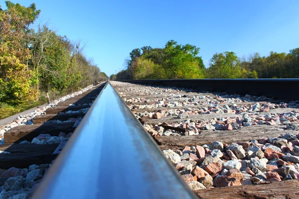 Railroad Tracks - Illinois — Stock Photo, Image