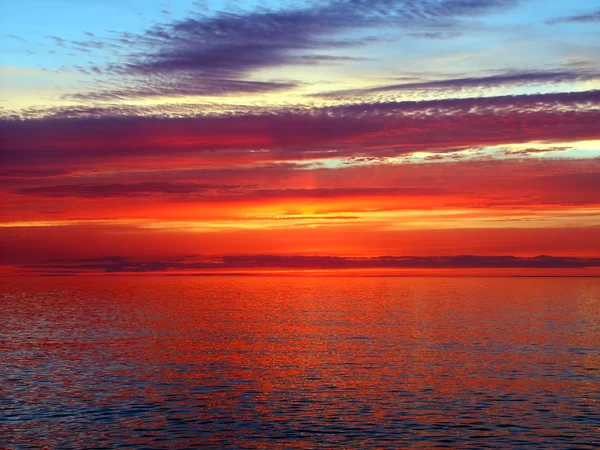 Lago Superior Puesta de sol — Foto de Stock