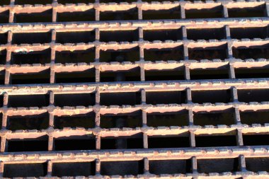 Rusty Grate Background clipart