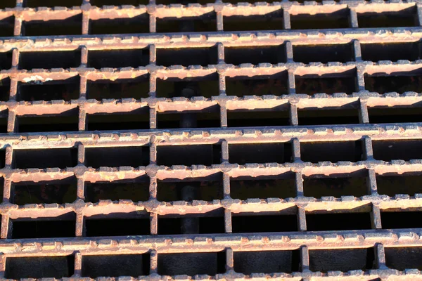 Rusty Grate fundo — Fotografia de Stock