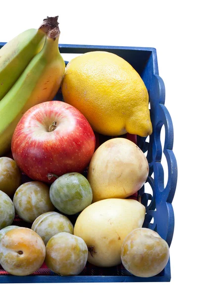 Bandeja com frutas diferentes — Fotografia de Stock