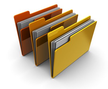 Folders clipart