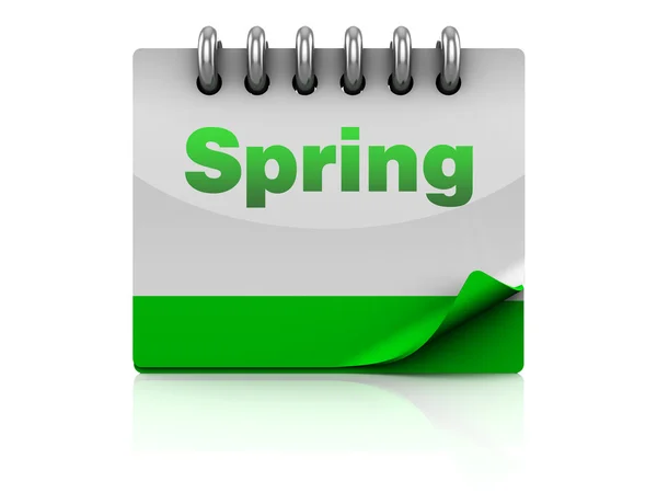 Kalendarz wiosna — Zdjęcie stockowe