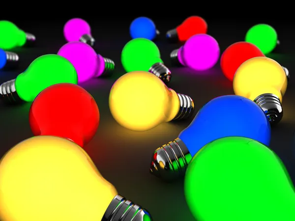 Glowing lights — Stock Photo, Image