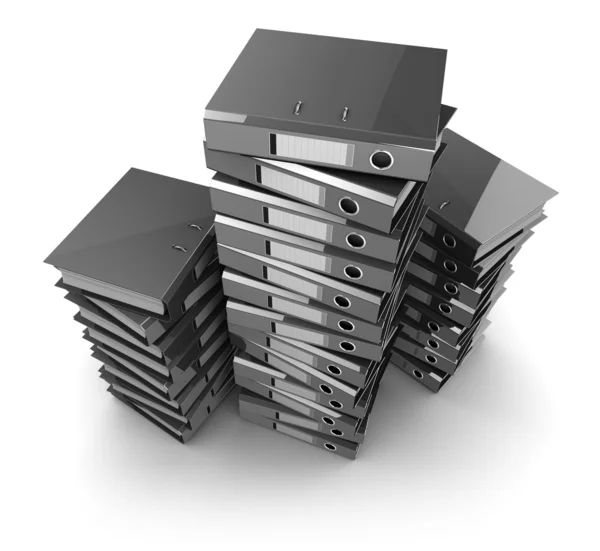 Folders heap — Stock Photo, Image
