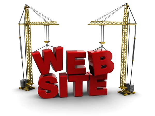 Web site construction — Stock Photo, Image