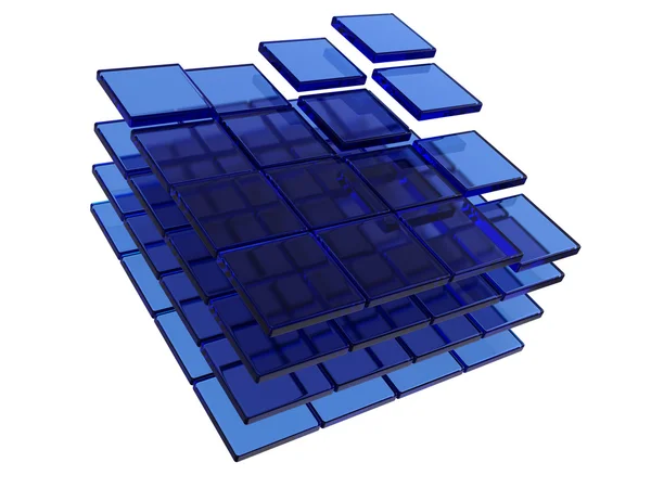 Azulejos azules — Foto de Stock