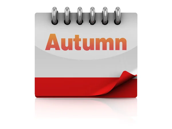 秋のカレンダー — ストック写真