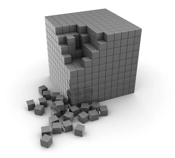 Кубическая структура — стоковое фото
