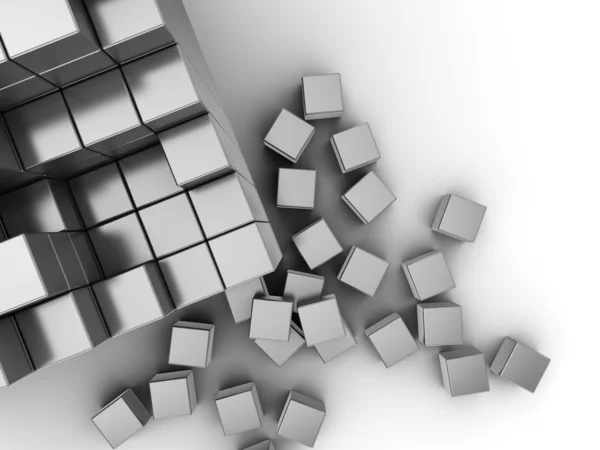 Cubi costruzione sfondo — Foto Stock