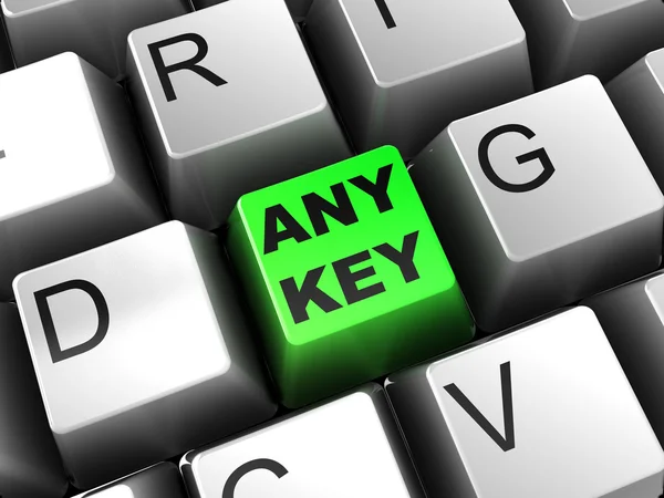 Qualquer chave — Fotografia de Stock