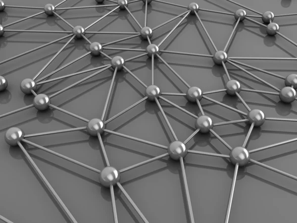 Структура сети — стоковое фото