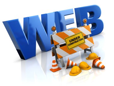 Website under construction clipart