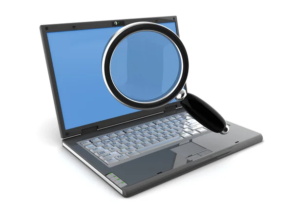 Search in computer — Stock Photo, Image