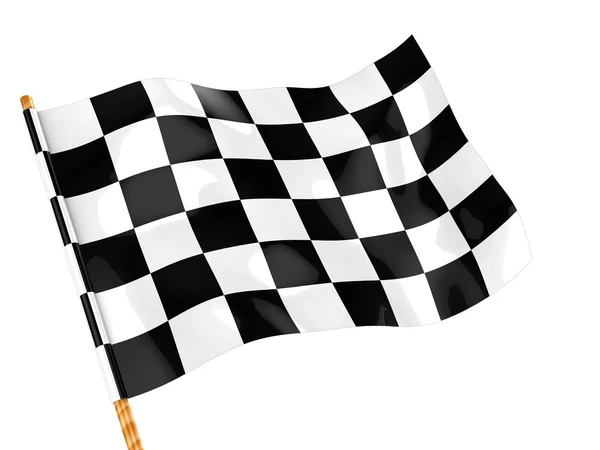 Checkers flag — Stock Photo, Image