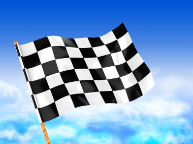 Start flag clipart