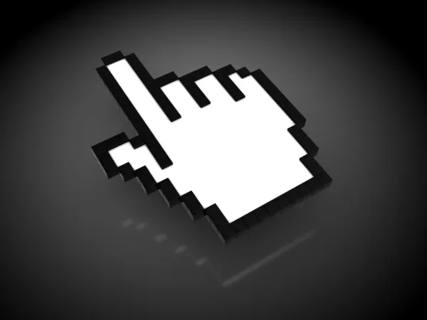 Hand mouse cursor — Stock Photo, Image