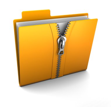 Compressed folder clipart