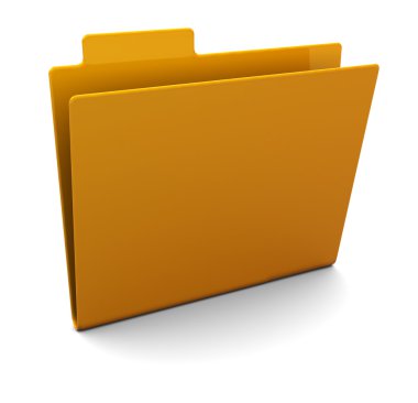 Empty folder clipart