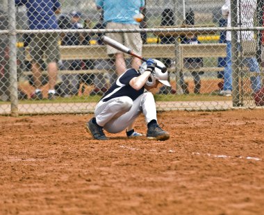 Boy Baseball Batter clipart