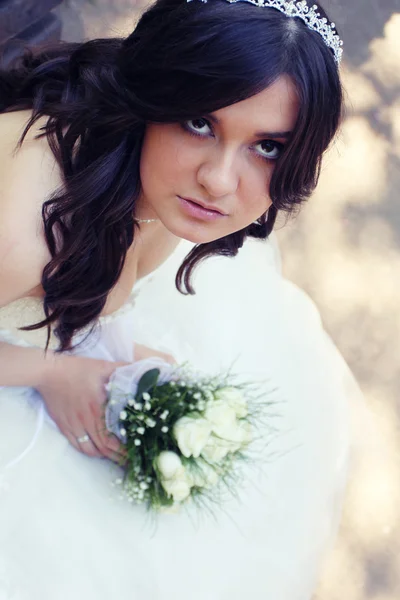 Bride on the wedding day — Stock Photo, Image