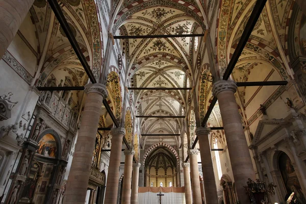 Церковь Святой Анастасии в Вероне — стоковое фото