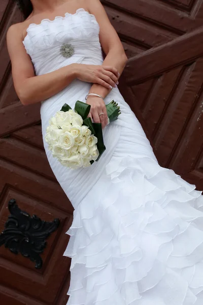 Noiva no dia do casamento — Fotografia de Stock