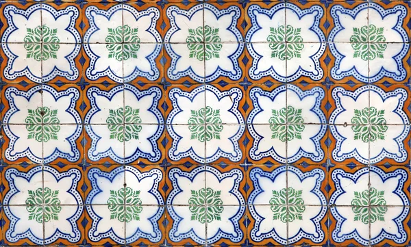 Azulejos tradicionais de Lisboa — Fotografia de Stock