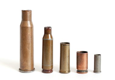 Bullet cartridges big and small clipart