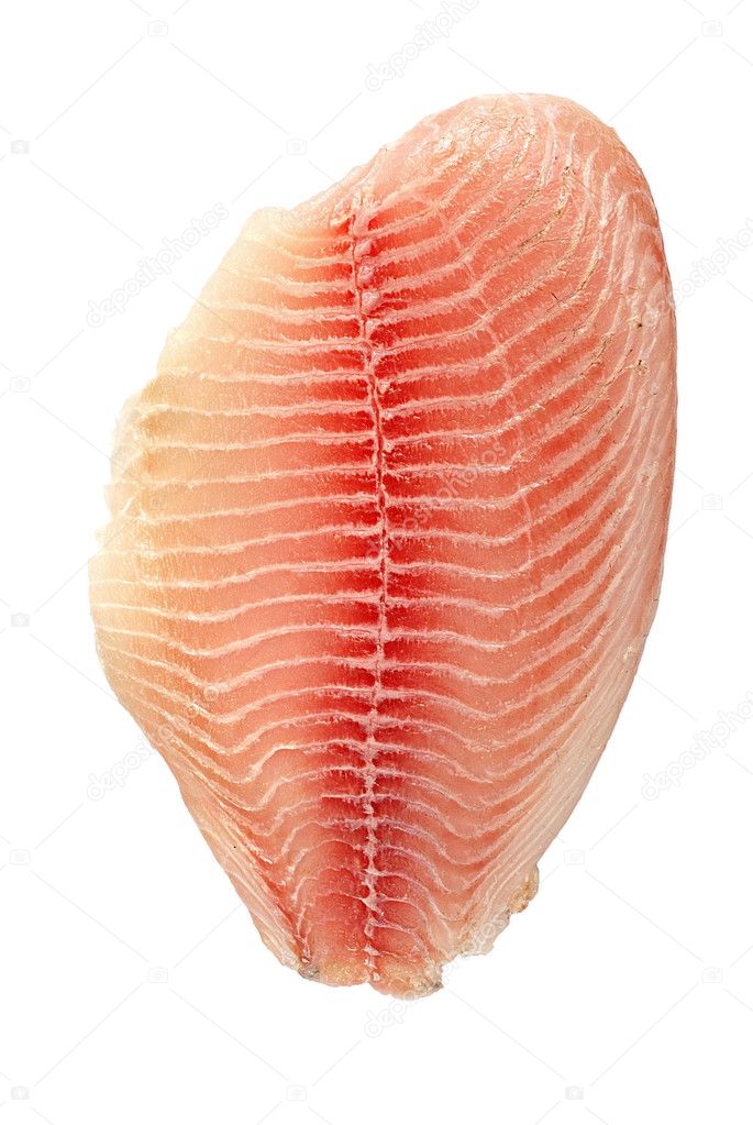 Filet of fish isolated