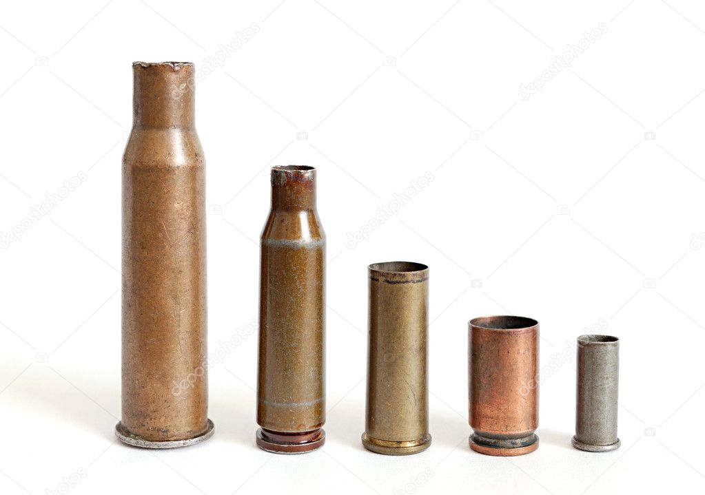 Bullet cartridges big and small