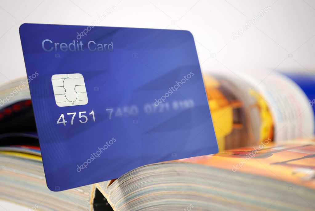 Credit card and catalog