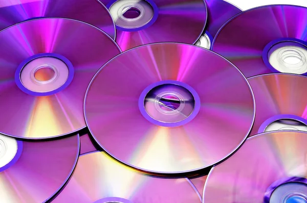 Cd、cd-rom および dvd — ストック写真