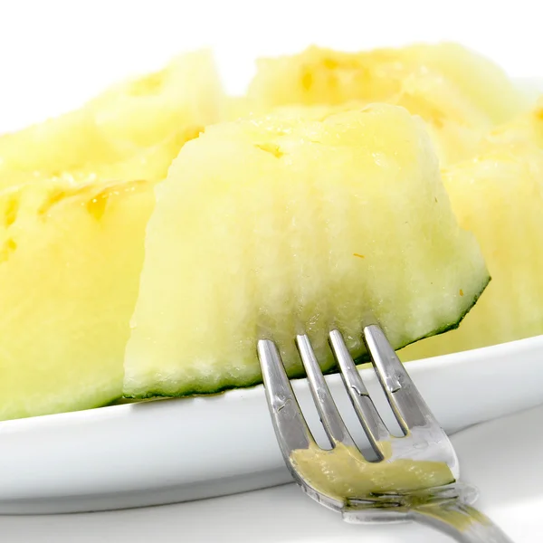 Some pieces of melon — Stock Photo, Image