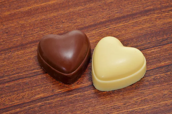 Bonboniéra ve tvaru srdce — Stock fotografie