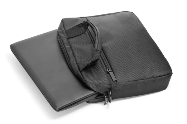 Laptop en su bolsa — Foto de Stock